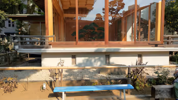 千駄谷站鳩森八幡神社的休息場所其3