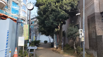 키타산도역 키타산도 후레아이 공원의 휴식 장소 그 1