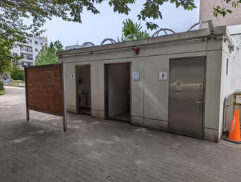 椎名町車站椎名町公園的休憩場所之七