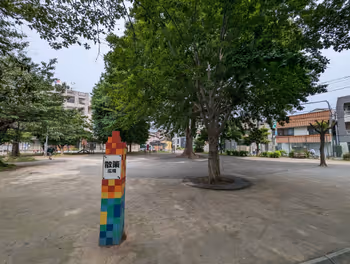 椎名町車站椎名町公園的休憩場所之六