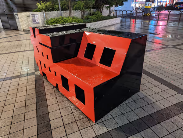 阪急サン広場 梅田ベンチの写真3