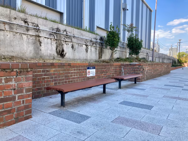 Photo of Wadasaki Station | Sidewalk along Kobekko Land | Rest Spot 1