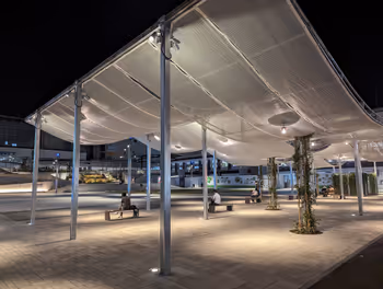 Resting area at Plenty Plaza, Seishin-Chuo Station, part 6