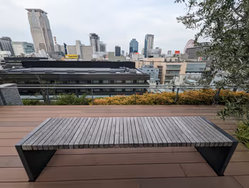 大阪站Grand Front Osaka 北馆露台花园 7楼的休息场所之四