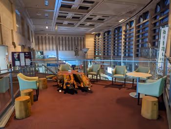 練馬駅練馬区役所2Fの休憩場所その1