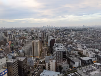 Rest area on the observation lobby of Nerima Station Nerima City Office, part 3