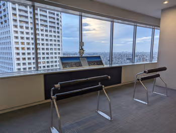 Rest area on the observation lobby of Nerima Station Nerima City Office, part 4