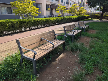 나카노후지미초역 혼고 후레아이 공원의 휴식 장소 5