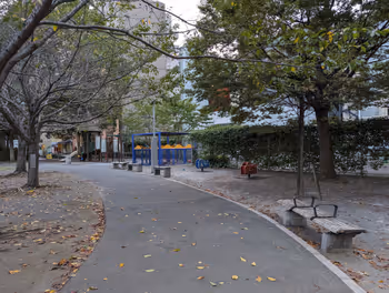 水天宮前駅箱崎公園の休憩場所その3