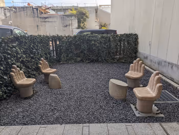 丸亀駅通町商店街の休憩場所その2