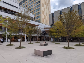 Rest area at Miya Mirai Light Hill, Utsunomiya Station, part 1