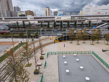 Rest area around Utsunomiya Station Water Plaza 1