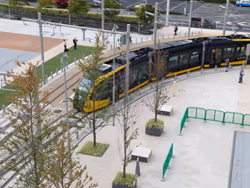 宇都宮駅風のホワイエの休憩場所その6