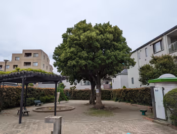 蓮沼站東矢口一丁目兒童公園的休憩場所1