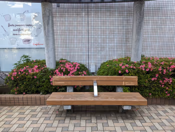 大井町站伊藤洋華堂旁的休息地點其二