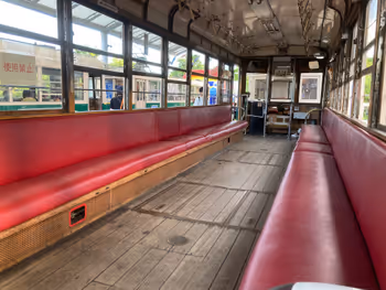 Photo of Umekōji Kyoto Nishi Station | Inside the tram at Umekōji Park Shiden Hiroba | Rest Spot 2