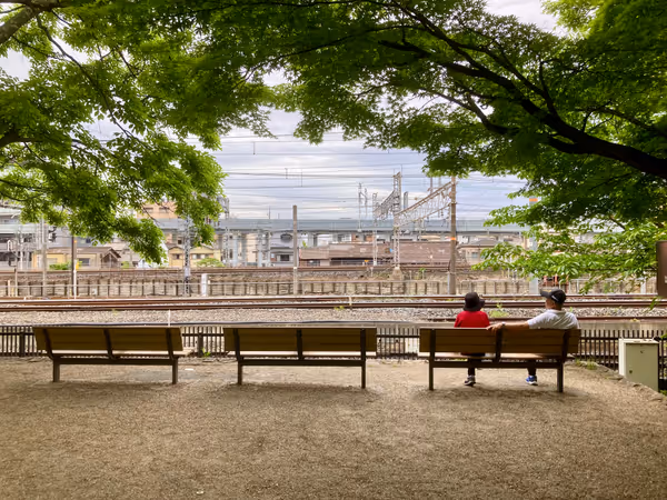 Photo of Umeda Kyoto Nishi Station | Umeda Park JR Line Side Promenade | Rest Spot 2