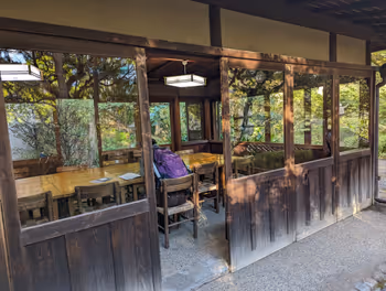 早稻田站關口芭蕉庵的休憩場所其4