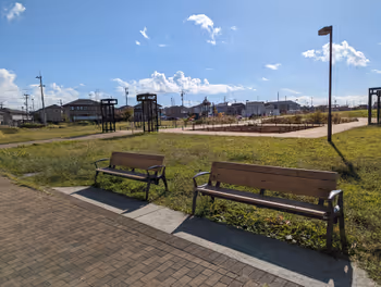 柏たなか駅駅前公園の休憩場所その3