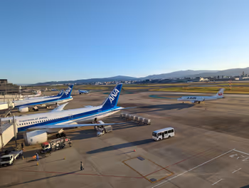 福冈机场站福冈机场国内线展望台休息区之五