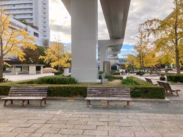 Photo of Island Center Station | Rokko Island River Mall Foot Bath Area | Rest Spot 1