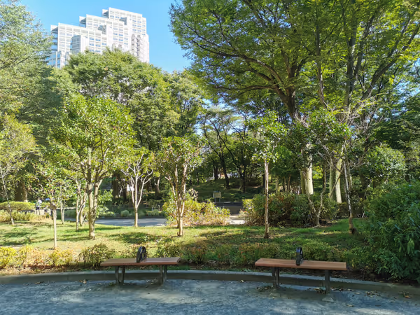 Photo of Tokyo Metropolitan Government Building Station | Entire Shinjuku Central Park area, Shiraito Falls, and others | Rest Spot 6