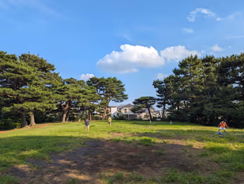 우노키역 우노키 마츠야마 공원의 휴식 장소 그 2