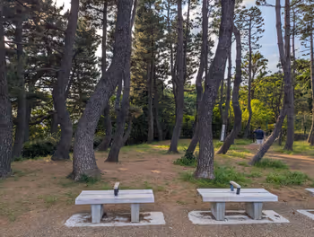 우노키역 우노키 마츠야마 공원의 휴식 장소 그 5