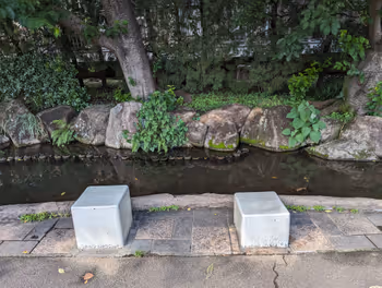 우노키 역 로쿠고 우수이 유적 맨션 쿠가하라 앞 휴식 장소 그 2