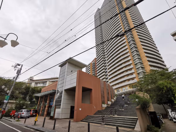 Photo of Akebonobashi Station | Kawada-cho Garden Akebonobashi Street Stairs | Rest Spot 1