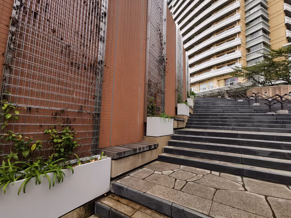 Photo of Akebonobashi Station | Kawada-cho Garden Akebonobashi Street Stairs | Rest Spot 2