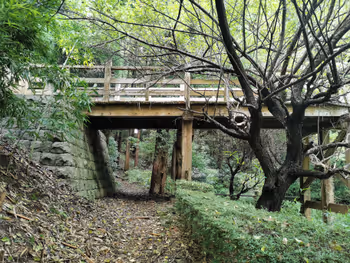 京王永山站原峰公園的休憩場所その4