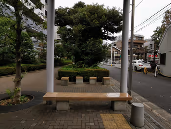 치토세카라스야마역 엘자 세타가야 타워 앞 휴식 장소 그 1