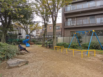 Rest area at Suwa Park, Takadanobaba Station Part 5