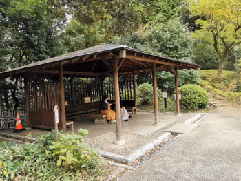 面影橋站甘泉園公園的休息場所其五