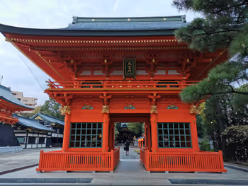 早稻田站穴八幡宮的休憩場所其六