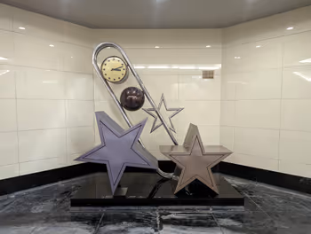 西鉄福岡(天神)駅星の広場の休憩場所その1