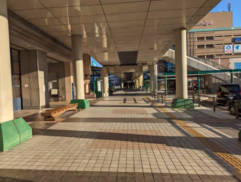 Rest areas around Izumi-Chuo Station rotary part 1