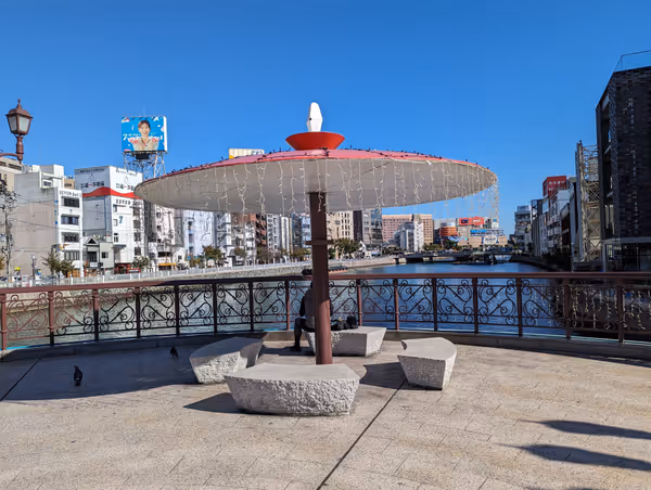 Photo of Nakasugawara Station | Fukuoka-Hakata Meeting Bridge | Rest Spot 2