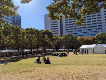 天神南站天神中央公园 市政府一侧的休息场所3