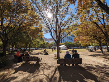 天神南站天神中央公园 市政府一侧的休息场所4