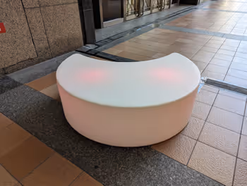 텐진 미나미역 엘가라 파사쥬 광장의 휴식 장소 그 5