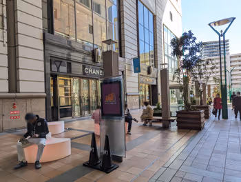 텐진 미나미역 엘가라 파사쥬 광장의 휴식 장소 그 4