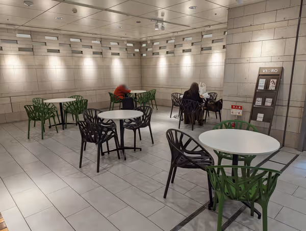 Photo of Nishitetsu Fukuoka (Tenjin) Station | Sparkling Underground Passageway in front of VIORO | Rest Spot 3