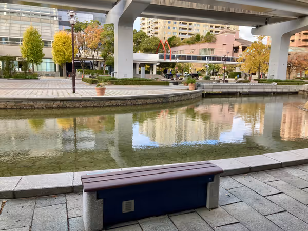 Photo of Island Center Station | Water features around the station | Rest Spot 2