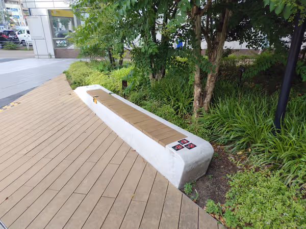 Photo of Toyosu Station | Toyosu Bayside Cross | Rest Spot 2