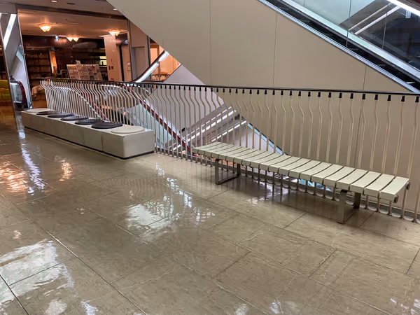 Photo of Ashiya Station | Laporte Main Building 3F, in front of Laporte Hall | Rest Spot 2