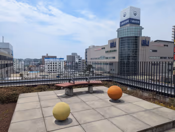 쓰치우라역 쓰치우라 도서관 ARCAS 옥상 정원의 휴식 장소 그 6