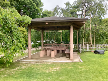 Photo of Ikeda Station | Inside Ikeda Castle Ruins Park | Rest Spot 3