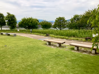 Photo of Ikeda Station | Inside Ikeda Castle Ruins Park | Rest Spot 2